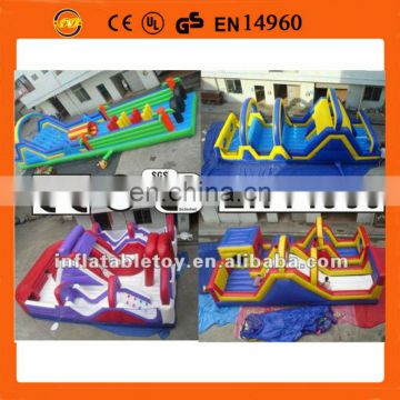 2014 High quality forest inflatable obstacle course