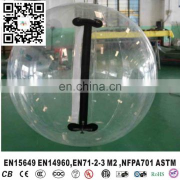 Certified top supplier big size clear water walking ball, zorbing balls for sale