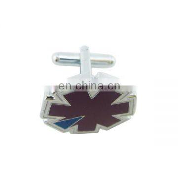 custom zinc alloy plated 3D watch movement cufflink