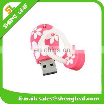 2016 Promotional Gifts Custom Rubber Slipper Shaped Mini Cute Usb photo-2