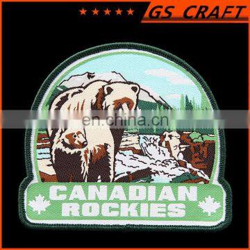 Washable,Eco-Friendly Feature and Woven Technics Low Price Woven Patch photo-3