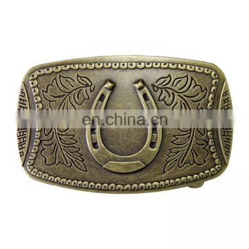 bronze plating solid metal alloy belt buckles for men cusotm design export belt accessories buckle