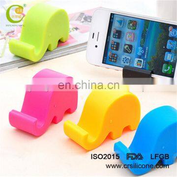 Gadget Soft Silicone Pad Elephant Shape Mobile Phone Holder Stand