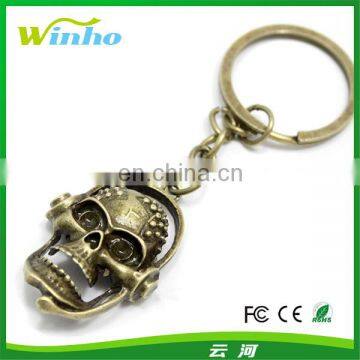 Antique Skull Keyring