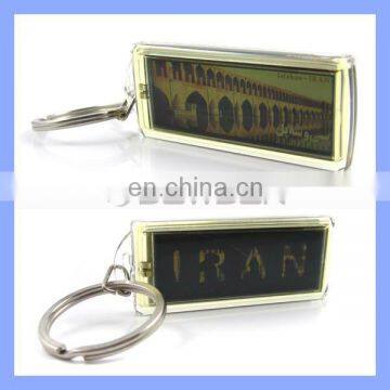 Acrylic Solar Powered Keychain Name Flashing