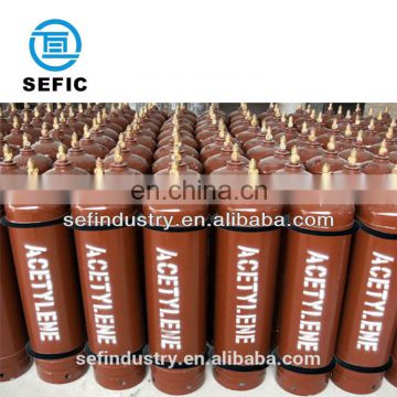 Seamless Stainless Steel Acetylene Cylinder Dissolved Acetylene Gas Cylinder