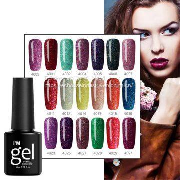 Starry Sky Nail UV Gel Polish Glitter Soak Off Natural Resin 8ML Nail Art Manicure