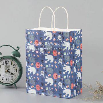 custom decor gift paper print packaging clothes bag