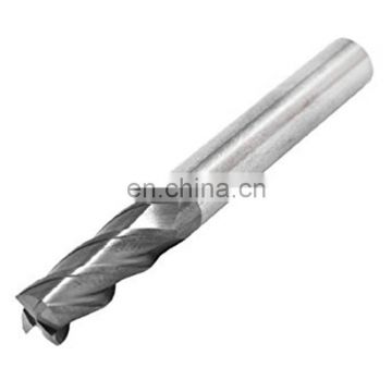 Delevel-Tungsten Carbide 4 Flutes Square Face Endmill / Cnc Carbide Milling Cutter / Flat Face Cutting Tool