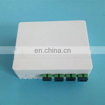 2018 hotsale FTTH fiber optic wall socket/ desktop box 1 2 4 port