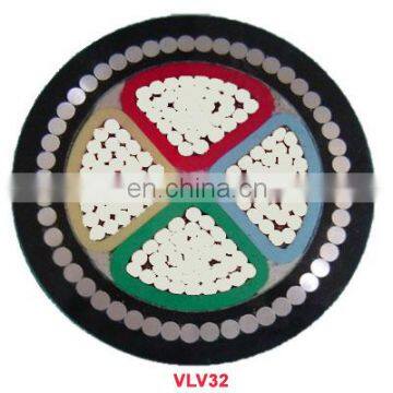 armoured power cable 4 Core PVC Cable low voltage pvc insulated power cable