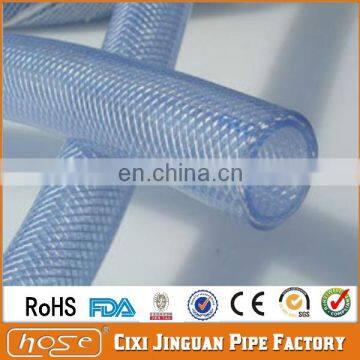 Cixi Jinguan Fiber Reinforced Ether Polyurethane Tubing,1/2" Clear Garden Water Hose,Flexible Pool Spa Hose