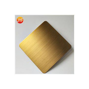 JYF003 New Style 304 Titanium Wooden Polished Stainless Steel Sheet photo-2