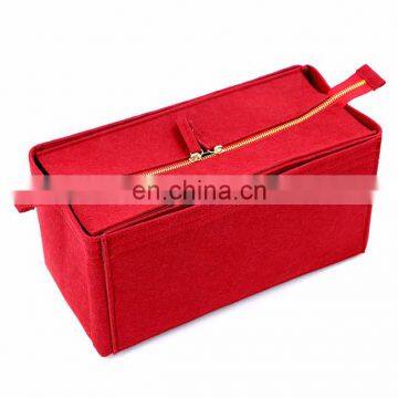 Cosmetic Makeup Organizer Bag  felt insert  bag