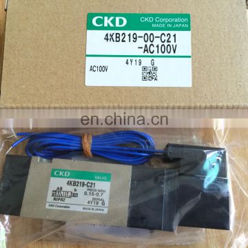 CKD Pneumatic Solenoid Valve 4KB219-00-C21-AC100V