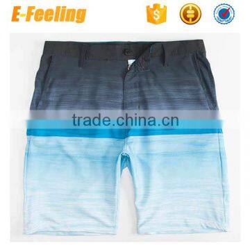 Wholesale Custom Fade Stripe Mens Hybrid Shorts