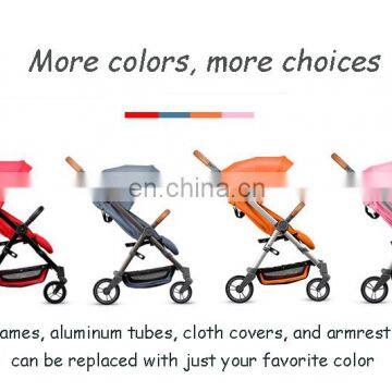 Magic Star Luxury Carbon Fiber Kidsupp Heated 2-in-1 Baby Stroller