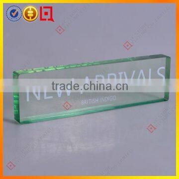 High quality Color-transparent solid acrylic display