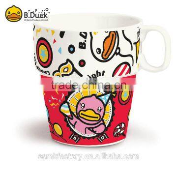 Popular B.Duck Design Artistic Ceramic Coffee Cup Tea Cup Party Cup (5 Sets) photo-5
