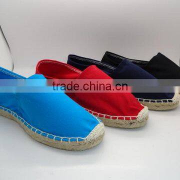 2016 most fashion shoe handmade canvas shoe espadrille