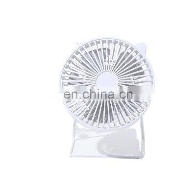 New hot-selling  USB Plug Mini Portable Plastic Personal Cooling Cooler USB desk fan with cat ears