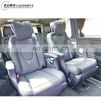 W447 seat fit for V-class W447 2014-2019year genuine leather for W447 seat with function button