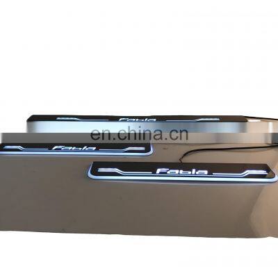 Led Door Sill Plate Strip for skoda fabia Dynamic Sequential Style step light door decoration step