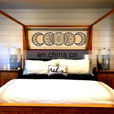 INS moon phase sets wall poster wood moon cycle wall decoration living room bedroom porch moon eclipse wall decoration