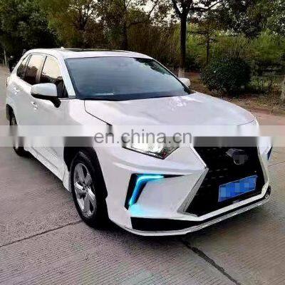 Custom Forming ABS Plastic Auto Front Bumper Cover Body Kits for 2020 Rav4 Upgrade to Lexus