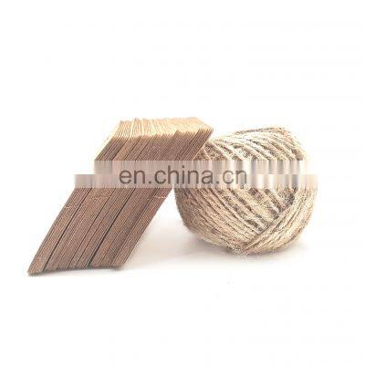 Blank Design Wedding Brown Rectangle Craft Hang Kraft Paper Tags photo-5