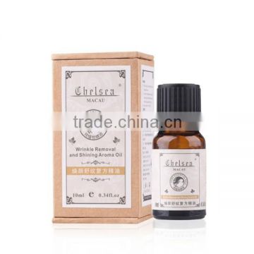 hot sale wrinkle removal shining colour moiturizing aroma massage oil