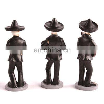 Resin Crafts Creative Skull Skeleton Halloween Horror Music Bar Decorations