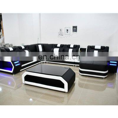 Unique sofa supplier G8046 Living Room Couches and Sofas with LED light