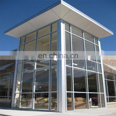 Aluminium alloy profile laminated glass unitized curtain wall