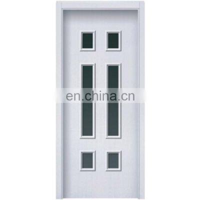 PVC plastic interior door wood  composite wpc door