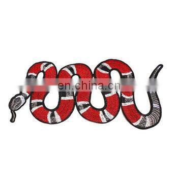 Promotional Embroidery Snake Patch for Clothing