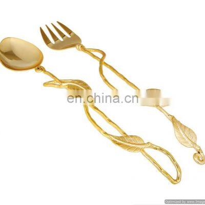 Brass Gold Fancy Cutlery Set