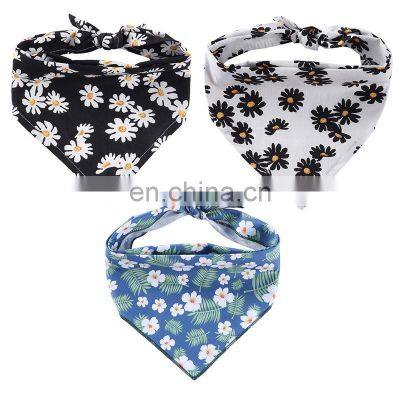 Manufacturing Best Custom Luxury Print Summer Triangle Collar Dog Birthday Bandana