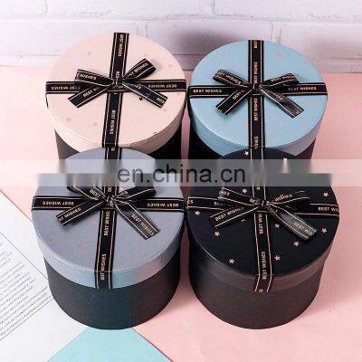 Custom Printed Handmade Packing Box Pack Cardboard Small Candy Gift Box With Art Ribbon