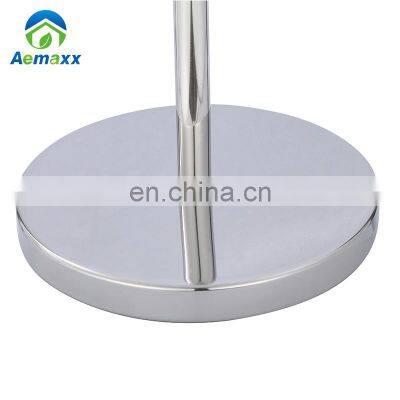 Fashion Modern Stainless Steel Toilet Paper Holder Simple Toilet Paper Holder and Easy to Use Standing Toilet Paper Holder photo-4