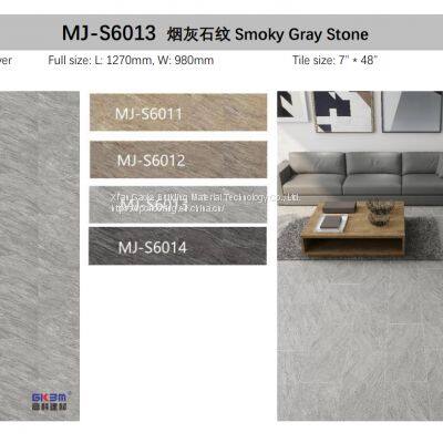 GKBM Greenpy MJ-S6013 Декоративная для дома огнестойкая кликабельная композитная половая плитка SPC photo-3