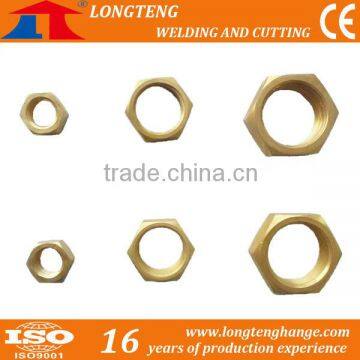 CNC Cutting Machine Brass Jam Nut Customized Pipeline Accessories for Connecting Pipes