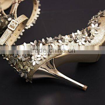 C71595A Sexy Sliver Women Party Wear Shoes Wedding Shoes Bridal photo-4
