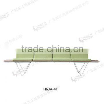 Hot Sale Curve Plywood Waiting Chair Airport Chair Public Seating H63B-4T-V for European Design photo-4