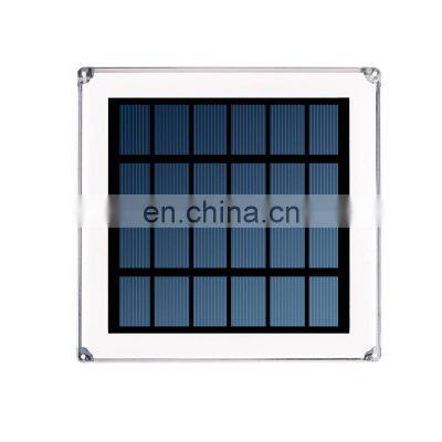 Modern Solar Pillar Lantern Light Outdoor Waterproof Colorful Solar Lamp Column Head Night Light