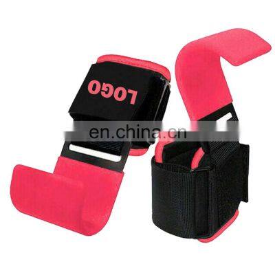 OEM Weight Lifting Grips Heavy Duty Hooks Alternative Power Lifting Hooks Best for Deadlifts Adjustable Wrist Wrap photo-3