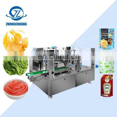 Nitrogen Filling Sugar Powder Detergent Packaging Machines Meal Plastic Wrap Sachet Packing Machine