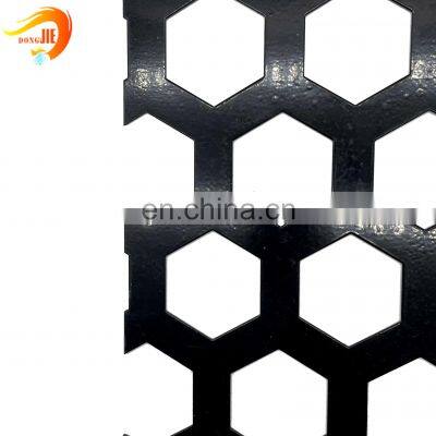 Metal hexagonal perforated mesh for various decoration