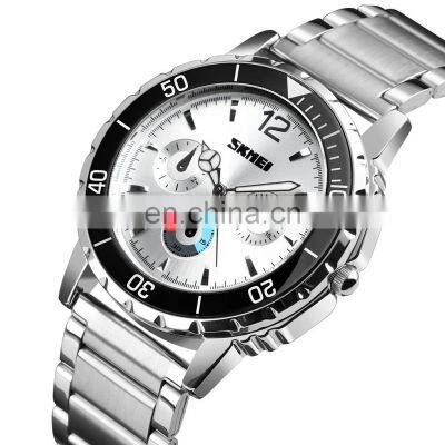 New Model SKMEI 1482 Silver Color Janpan Movt Wrist Watch Business Mens Quartz Watches