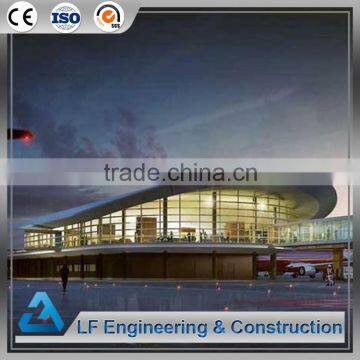 Cheap prefabricated long span space frame airport terminal